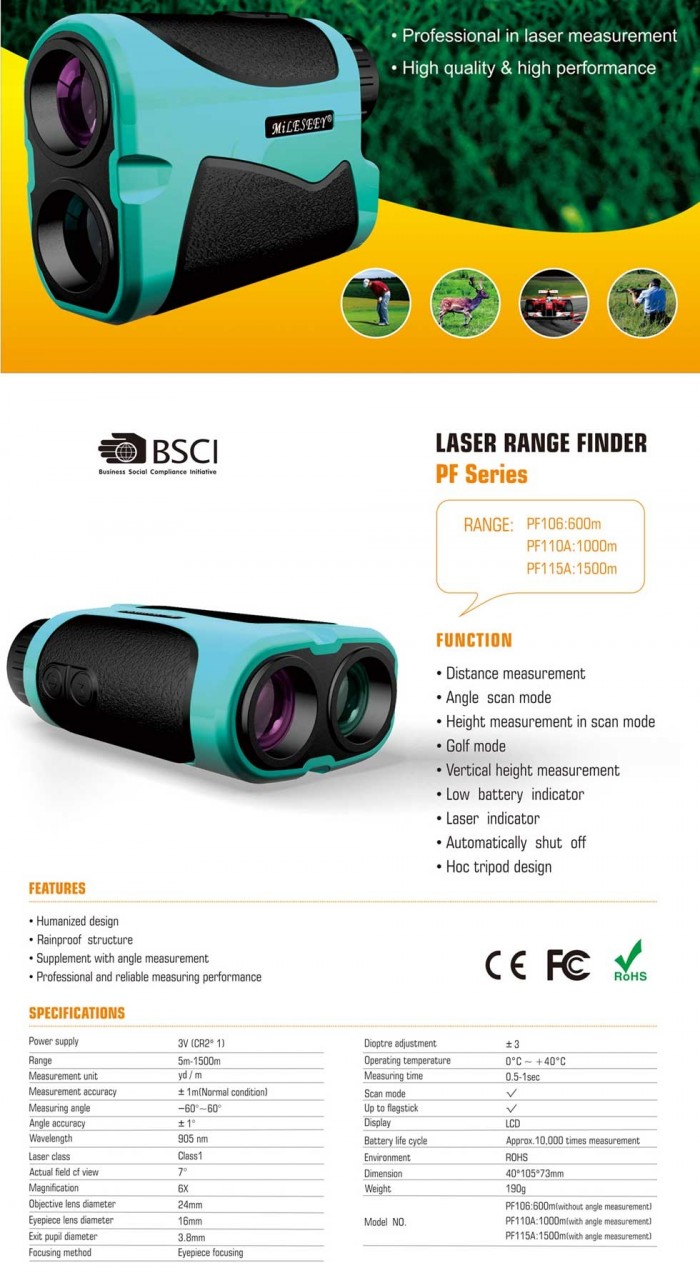 Golf Rangefinder_index-MileSeey Laser Distance Meter