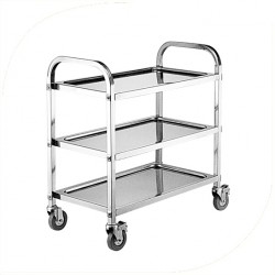 3 Tiers Assembled Dining Cart