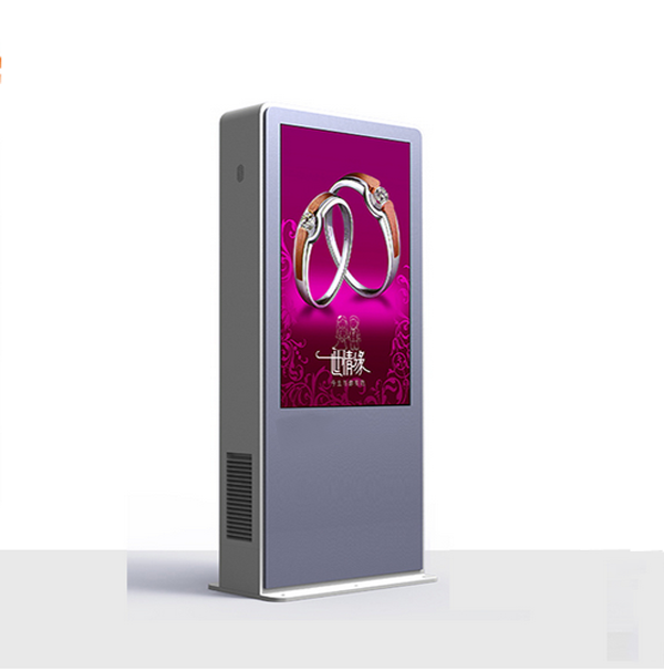 55″ outdoor promotion advertising stand alone display screen with manufacture price
