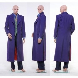 Dark Knight Joker Cosplay Costume Gabardine Trench Coat Version is offered at alicestyless.com