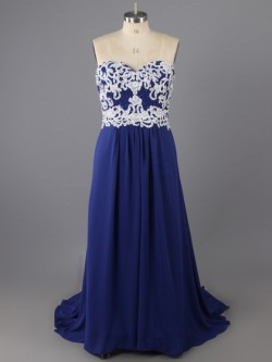 Plus size prom dresses from LandyBridal, Prom Gowns for Full Figured.
