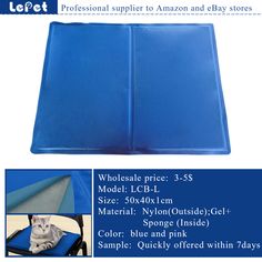 Cooling gel mat/dog&pet cooling mat pad manufacturer(factory)wholesale supplier china