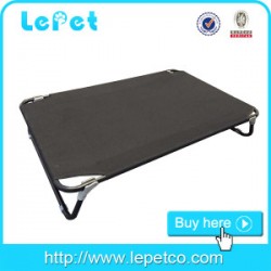 Metal elevated dog cot bed replaceable fabric Factory wholesale for camping travelling