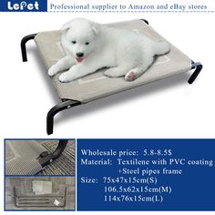 elevated dog bed,raised dog bed,Elevated Pet Dog camping cot wholesale supplier manufacturer