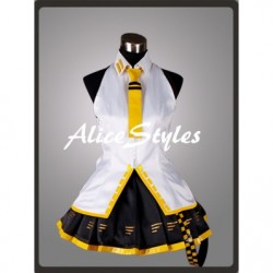 Alicestyless.com Hatsune Miku Project DIVA Teto Yellow Cosplay Costume