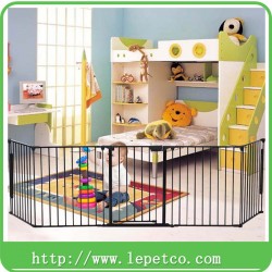 For Amazon and eBay stores Easy-Close Extra Tall and Wide Metal Gate baby safety gate