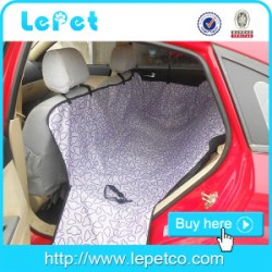 Manufacturer wholesale custom logo waterproof dog pet car seat cover with seat anchors
