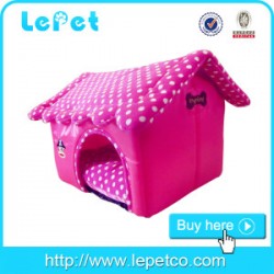 Factory wholesale novelty indoor pink princess dog pet house