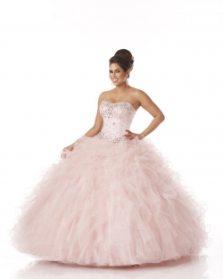 US$228.99 2015 Floor Length Pink Lace Up Strapless Ruffled Crystals Tulle Sleeveless Ruched