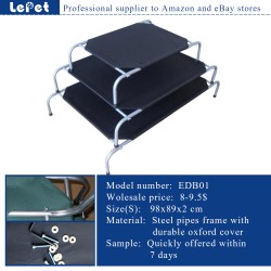 Hot sale outdoor durable metal frame elevated dog bed