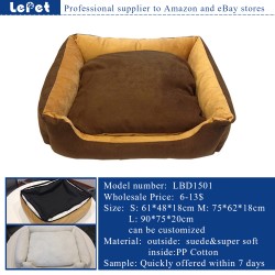 Washable cozy dog bed/soft warm pet dog bed removable cover manufacturer wholesale