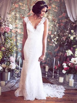 Stunning Trumpet/Mermaid Wedding Dresses UK – dressfashion.co.uk