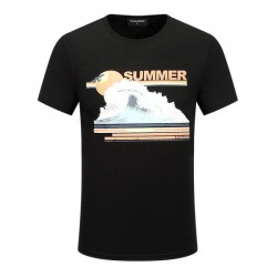 Dsquared2 Men D133 Summer Waves Short Sleeves T-Shirt Black