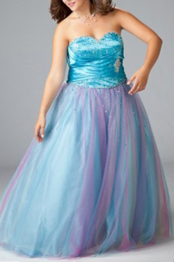 US$169.99 2015 Sweetheart Beading Satin Sleeveless Blue Ruched Lace Up Tulle Floor Length