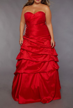 US$167.99 2015 Sweetheart Lace Up Taffeta A-line Floor Length Sleeveless Red Ruched