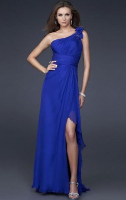 Cheap Long Dark Royal Blue Tailor Made Evening Prom Dress (LFNAF0119) cheap online-MarieProm UK
