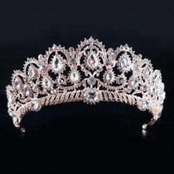 Hot sale new design bridal big crown tiara wedding accessories