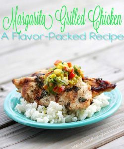 My favorite grilling recipe… ever period. Margarita grilled chicken with avocado mango sal ...