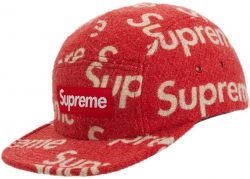 Supreme Harris Tweed Camp Cap- Red – Streetwear Official