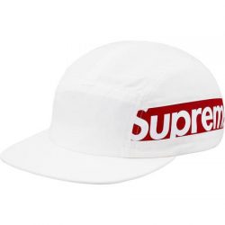 Supreme Side Panel Camp Cap- White – Streetwear Official