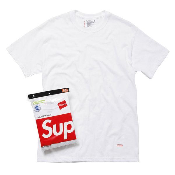Supreme/Hanes Tagless Tees – White (3 Pack) – Streetwear Official
