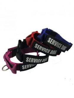 Wholesale Service Dog Collars Nylon Dog Collar With Control Handle