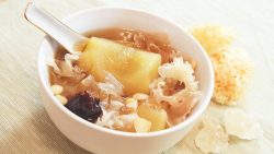Apple and Snow Fungus Soup