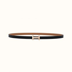 Focus belt buckle & Reversible leather strap 13 mm | Hermès