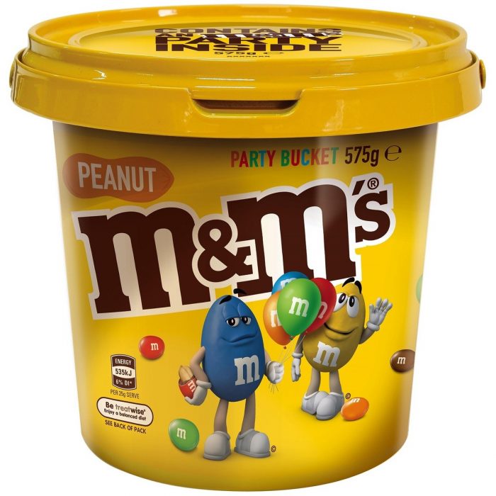 Mars Peanut M&M’s Party Bucket 575g | BIG W