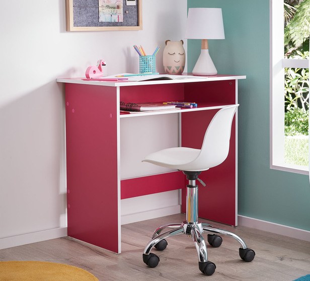 Buzz Desk in Pink | Fantastic Furniture
