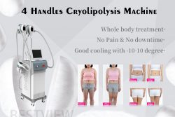 4 Handles Cryolipolysis Body slimming Machine