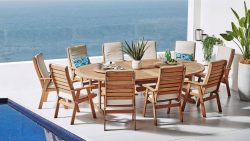 Quebec 13-Piece Outdoor Dining Setting